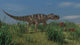 Ceratosaurus Hunting Prehistoric Grasslands Wall Decal Design 1