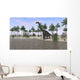 Large Brachiosaurus Standing Water's Wall Decal