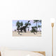 Large Brachiosaurus Tropical Environment Wall Decal Design 2