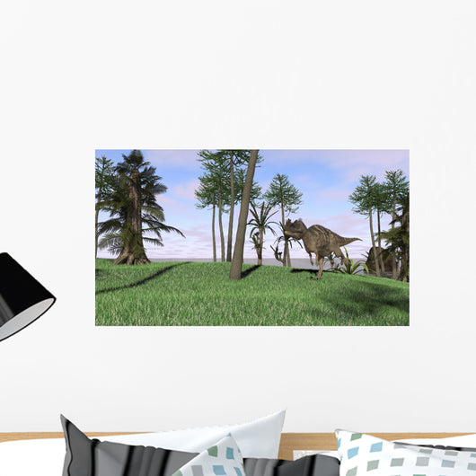 Ceratosaurus Hunting for Its Wall Decal Design 3