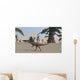 Coelophysis Desert Landscape Wall Decal