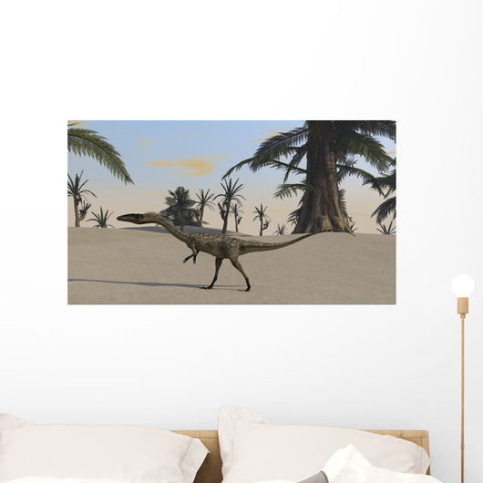 Coelophysis Desert Landscape Wall Decal