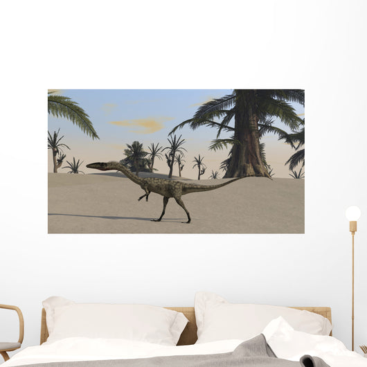 Coelophysis Desert Landscape Wall Decal