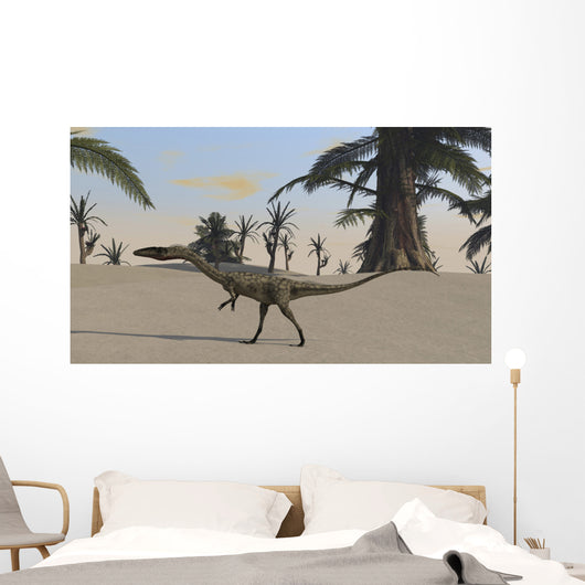 Coelophysis Desert Landscape Wall Decal