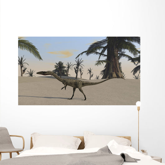 Coelophysis Desert Landscape Wall Decal