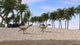 Two Coelophysis Running towards Wall Decal