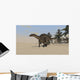 Dicraeosaurus Walking across Barren Wall Decal Design 2