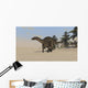 Dicraeosaurus Walking across Barren Wall Decal Design 2