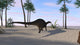 Dicraeosaurus Walking Tropical Environment Wall Decal Design 2