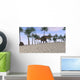 Dicraeosaurus Walking Tropical Environment Wall Decal Design 1