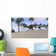 Dicraeosaurus Walking Tropical Environment Wall Decal Design 1