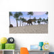Dicraeosaurus Walking Tropical Environment Wall Decal Design 1