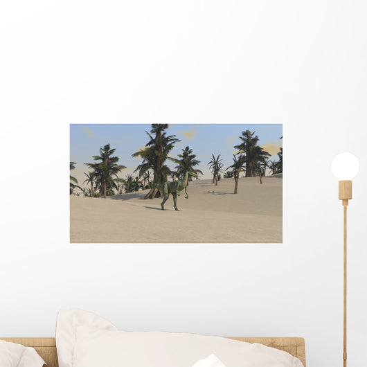 Dilophosaurus Tropical Environment Wall Decal
