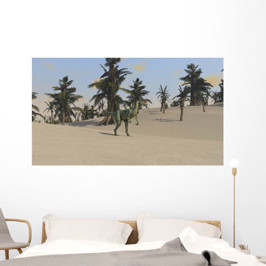 Dilophosaurus Tropical Environment Wall Decal