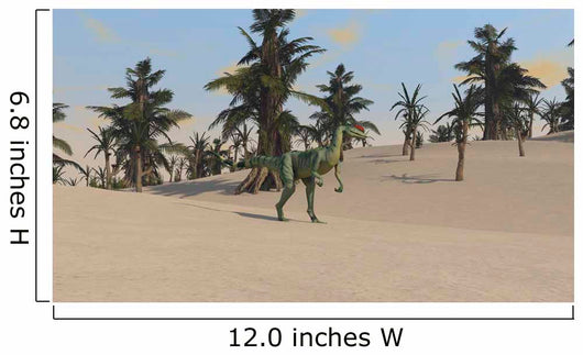 Dilophosaurus Tropical Environment Wall Decal