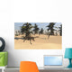 Gigantoraptor Running across Prehistoric Wall Decal Design 1