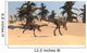Two Gigantoraptors Desert Landscape Wall Decal
