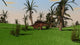 Kentrosaurus Walking across Open Wall Decal Design 2