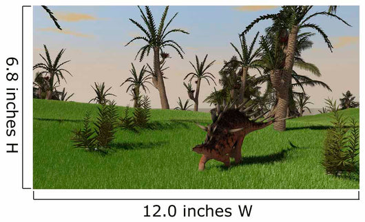 Kentrosaurus Walking across Open Wall Decal Design 1