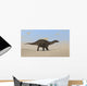 Dicraeosaurus Walking across Barren Wall Decal Design 1