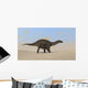 Dicraeosaurus Walking across Barren Wall Decal Design 1