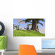 Coelophysis Running across Open Wall Decal
