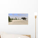 Triceratops Roaming Prehistoric Landscape Wall Decal Design 2