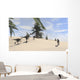 Herd Gigantoraptors Desert Terrain Wall Decal