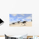 Herd Gigantoraptors Running across Wall Decal Design 2