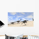 Herd Gigantoraptors Running across Wall Decal Design 2