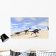 Herd Gigantoraptors Running across Wall Decal Design 2