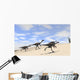 Herd Gigantoraptors Running across Wall Decal Design 2
