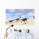 Herd Gigantoraptors Running across Wall Decal Design 2