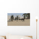 Majungasaurus Roaming Prehistoric Landscape Wall Decal
