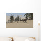 Majungasaurus Roaming Prehistoric Landscape Wall Decal