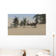 Majungasaurus Roaming Prehistoric Landscape Wall Decal