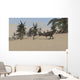 Majungasaurus Roaming Prehistoric Landscape Wall Decal