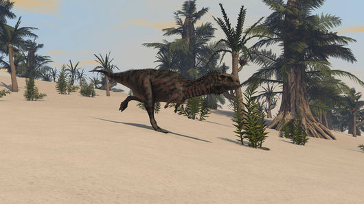 Majungasaurus Prehistoric Environment Wall Decal Design 2