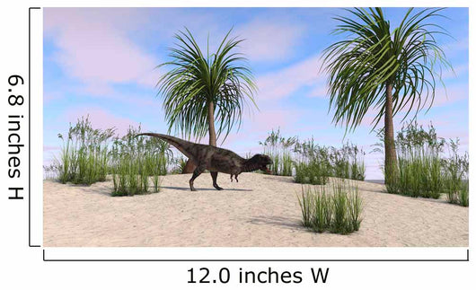 Majungasaurus Tropical Environment Wall Decal