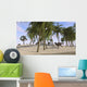 Majungasaurus Running across Tropical Wall Decal Design 1