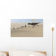 Ceratosaurus Running across Barren Wall Decal Design 5