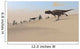 Ceratosaurus Running across Barren Wall Decal Design 5