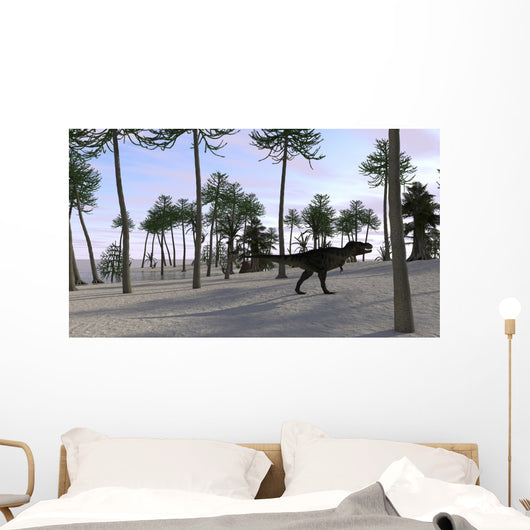 Tyrannosaurus Rex Hunting for Wall Decal Design 10