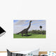 Large Brachiosaurus Open Field Wall Decal Design 1