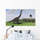 Large Brachiosaurus Open Field Wall Decal Design 1