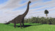 Large Brachiosaurus Open Field Wall Decal Design 1