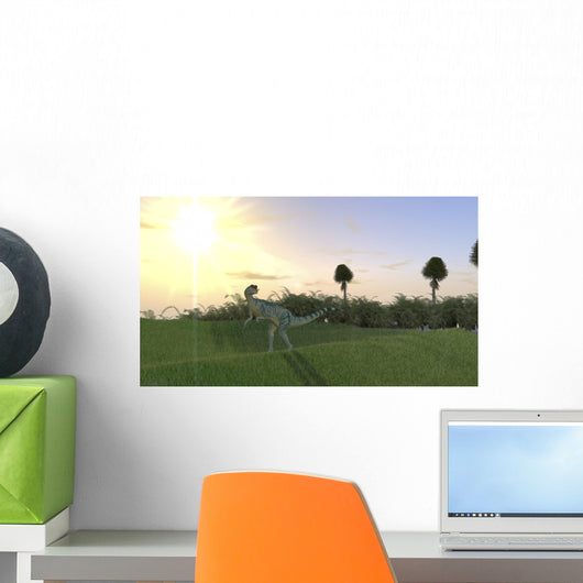 Dilophosaurus Hunting for Its Wall Decal Design 3