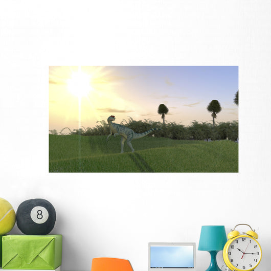 Dilophosaurus Hunting for Its Wall Decal Design 3