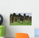 Gigantoraptor Running through Woodlands Wall Decal