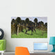 Gigantoraptor Running through Woodlands Wall Decal